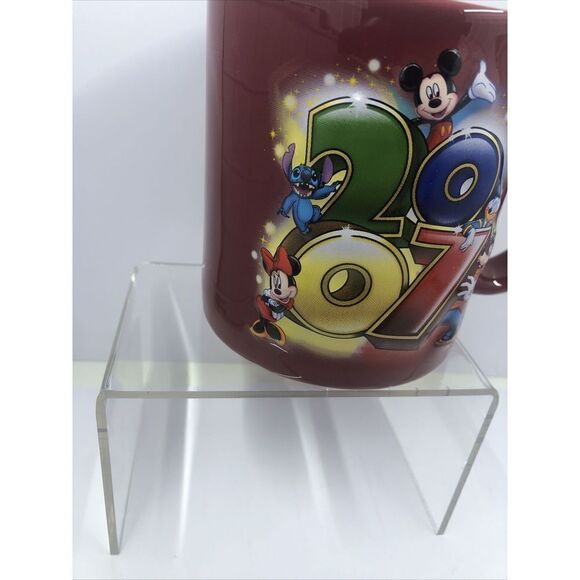 Disney Theme Parks 2007 Mug. Mickey Mouse, Minnie Mouse, Goofy, Stitch&More.Read - Picture 4 of 15